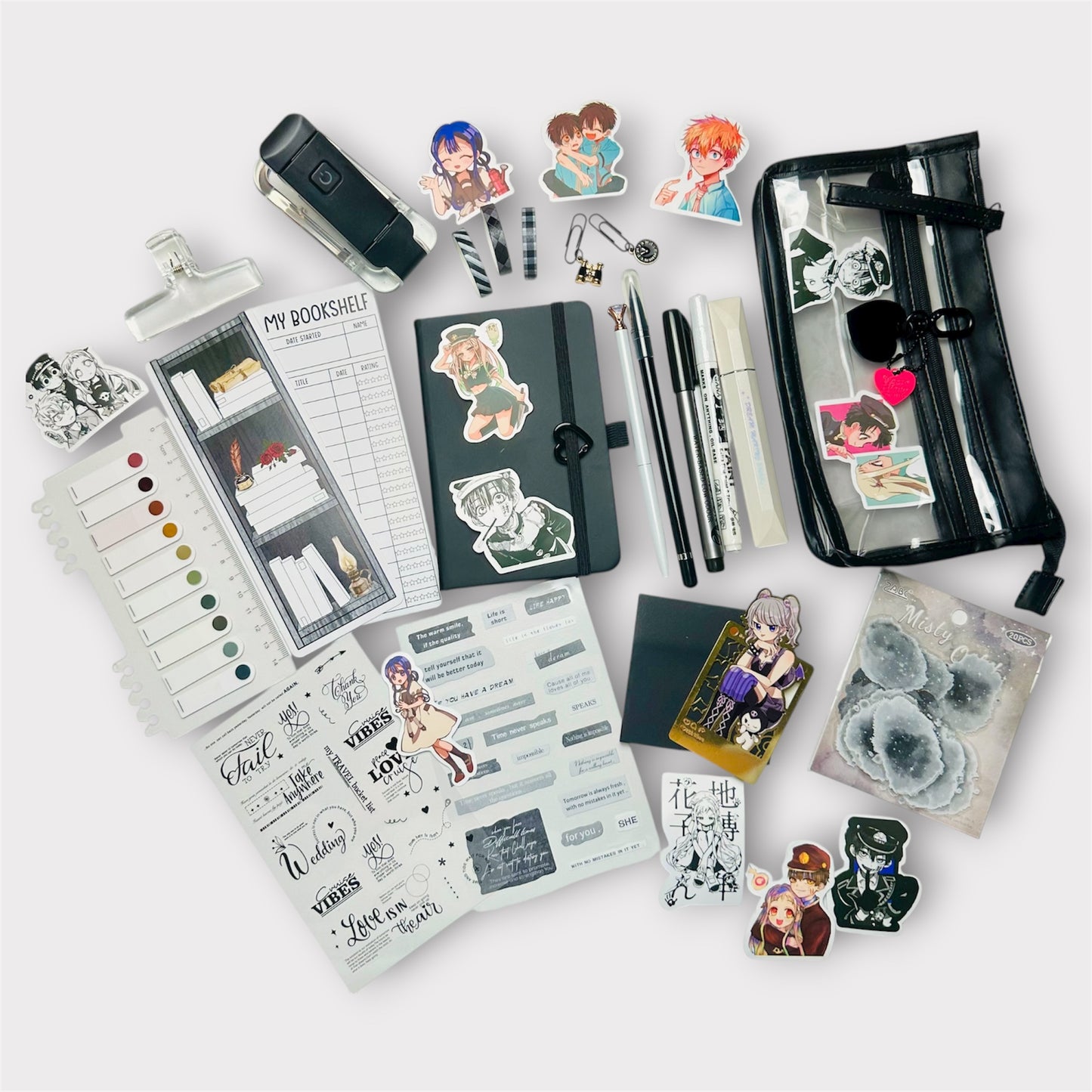 🖤 Anime Bookish Bundle — “Midnight Edition”