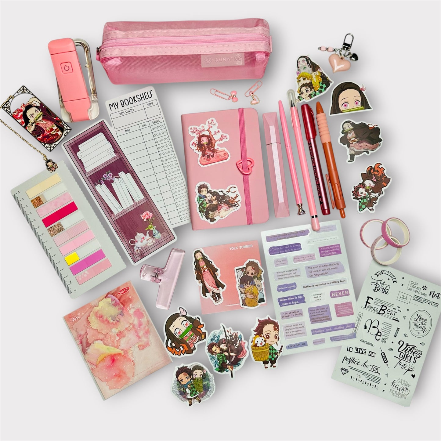 🌸 Anime Bookish Bundle — “Cherry Blossom Edition”