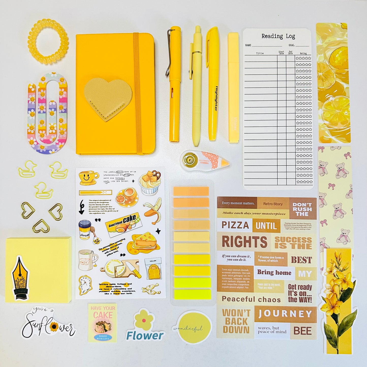 💛 Yellow Bookish Bundle