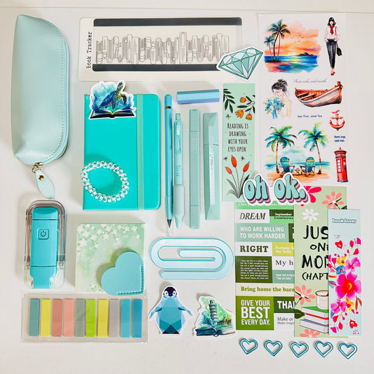 👗 Mint Blue Bookish Bundle