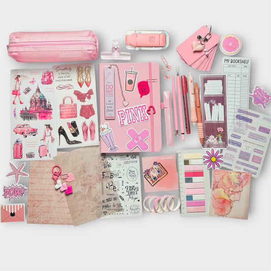 🌸 Soft Pink Deluxe Bookish Bundle