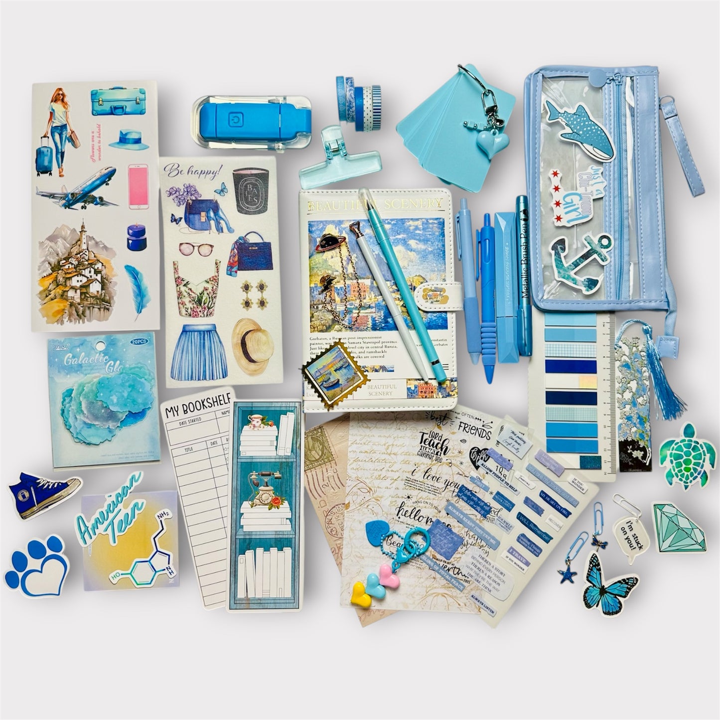 💙 Blue Horizon Deluxe Bookish Bundle