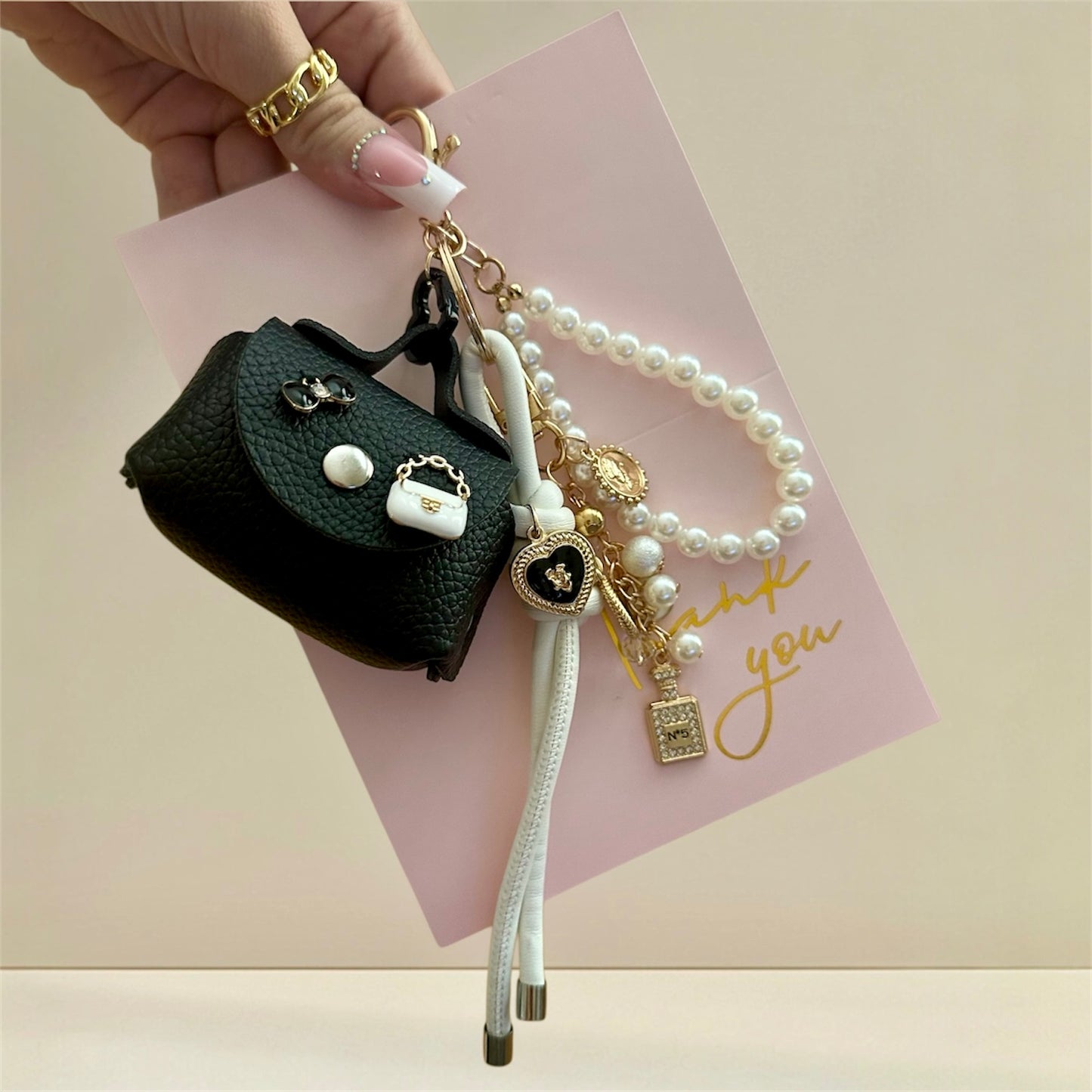 Mini Bag Charm Keychain