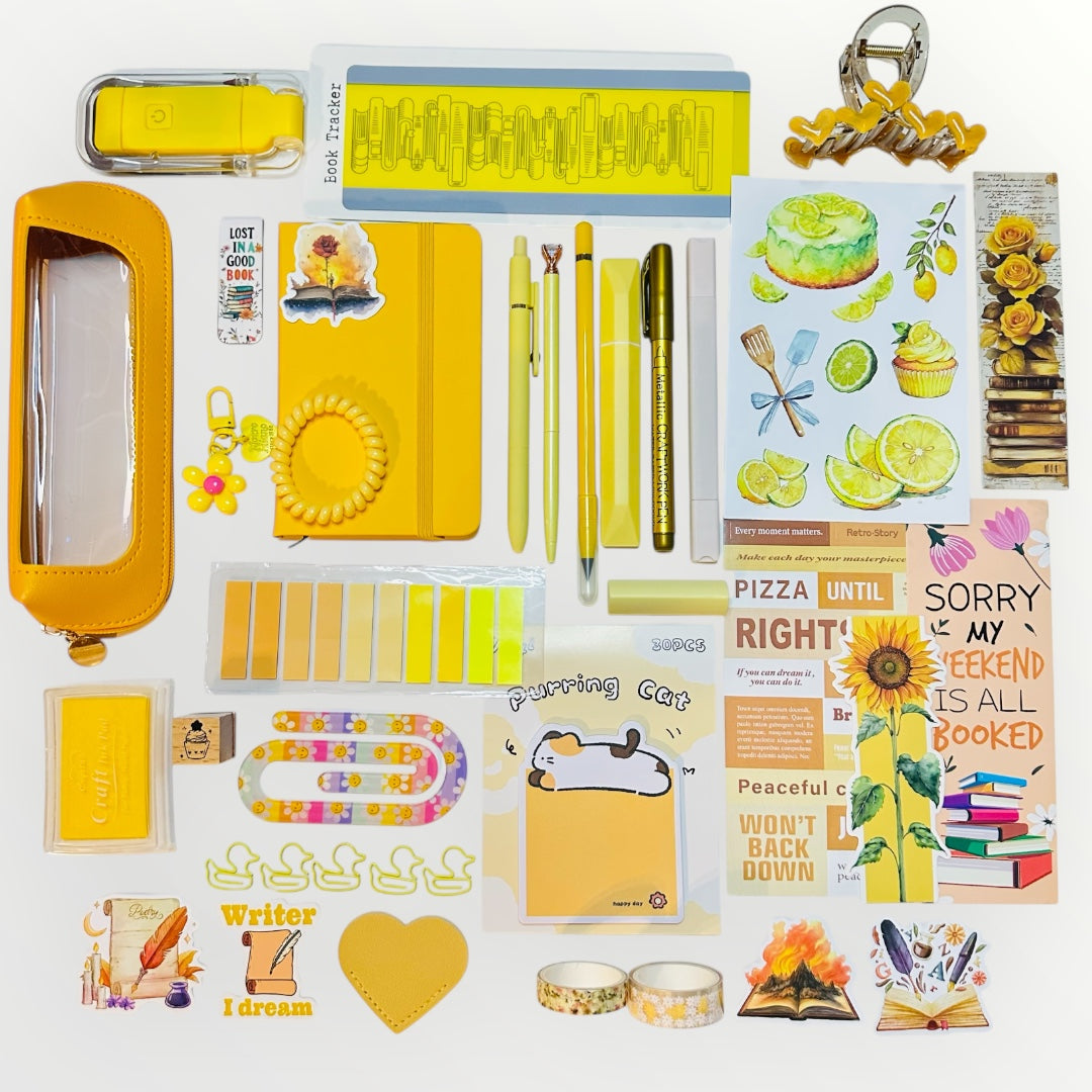 💛 Yellow Bookish Bundle