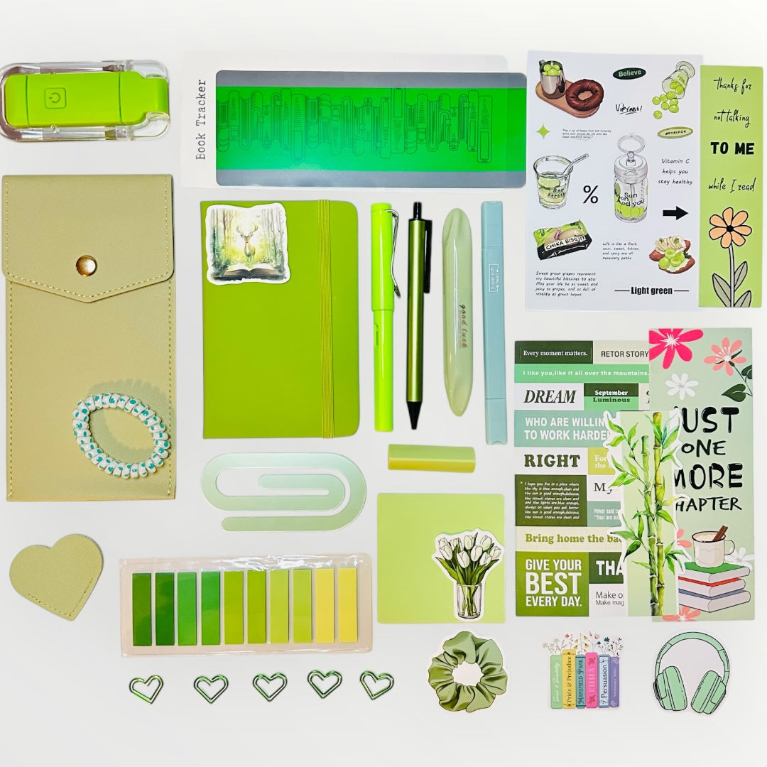 💚 Pistachio green Bookish Bundle