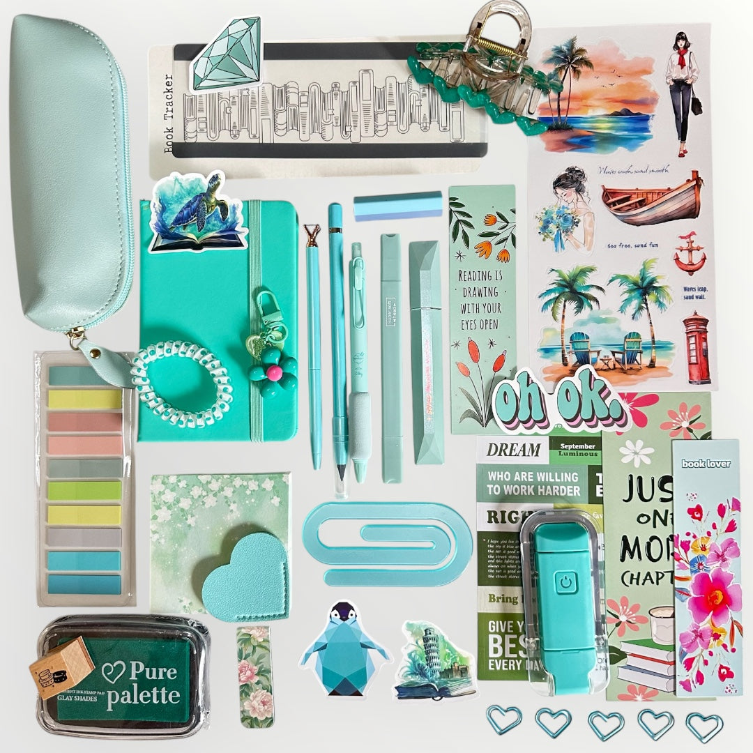 👗 Mint Blue Bookish Bundle