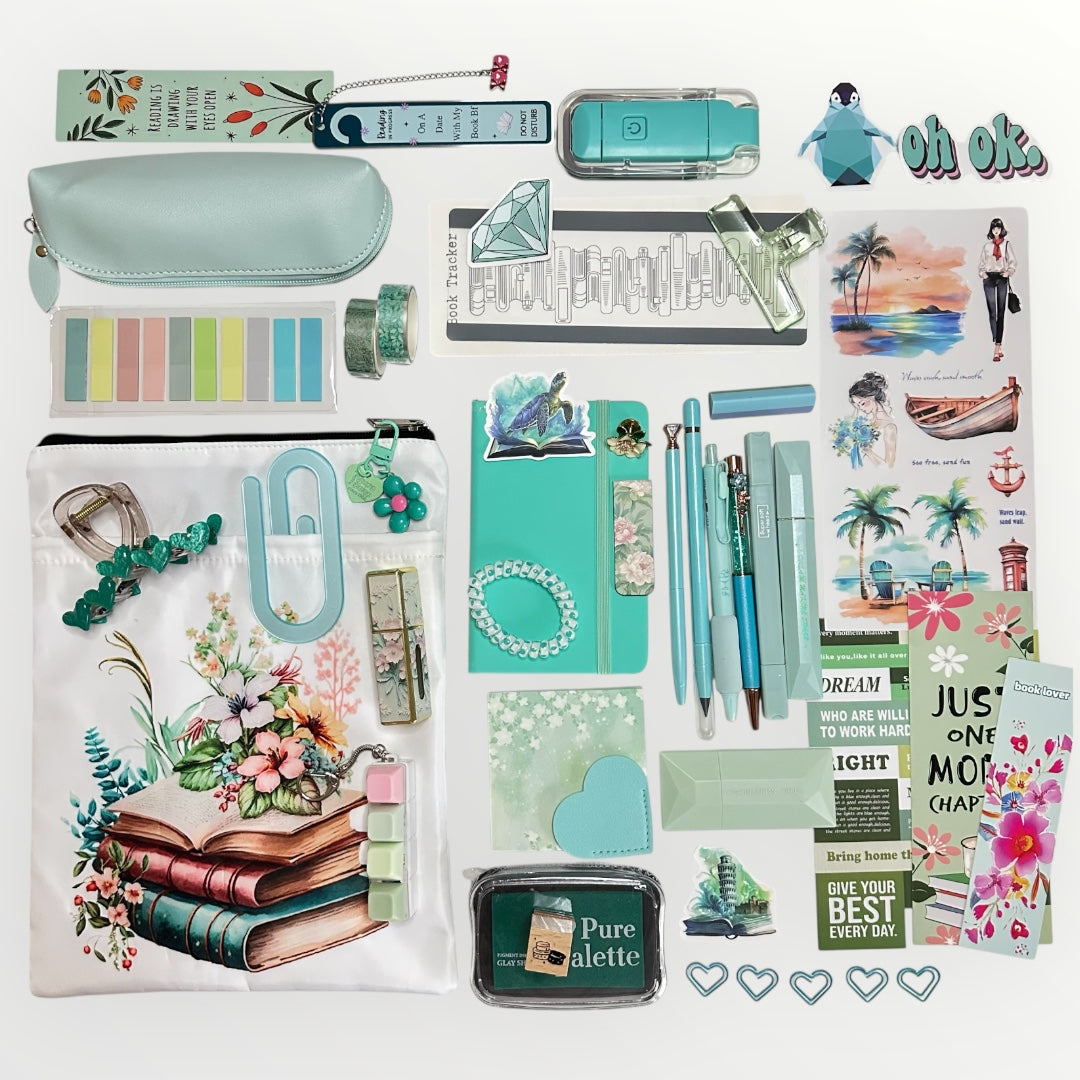 👗 Mint Blue Bookish Bundle